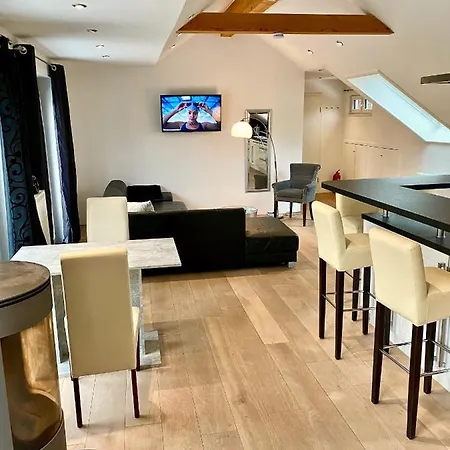 Luxurioeses Studio Im Zentrum, Balkon, Kamin, Klima *