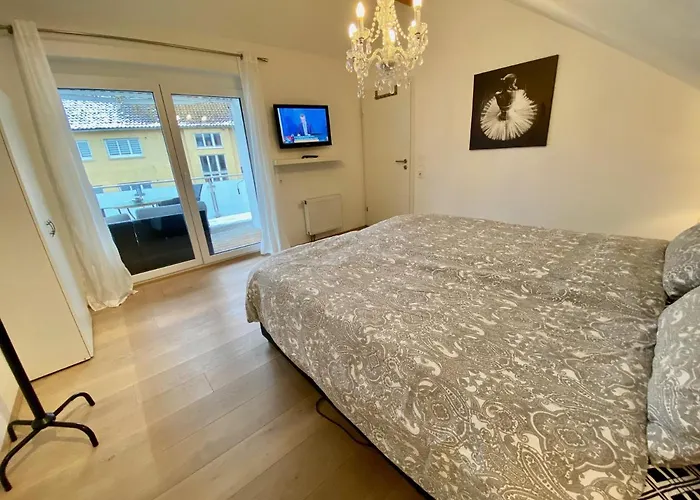 Luxurioeses Studio Im Zentrum, Balkon, Kamin, Klima Ravensbourg