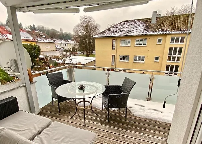 Appartement Luxurioeses Studio Im Zentrum, Balkon, Kamin, Klima